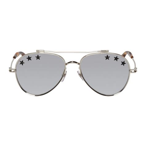 givenchy sonnenbrille gv 7057 stars|Givenchy: Silver GV 7057 Stars Sunglasses .